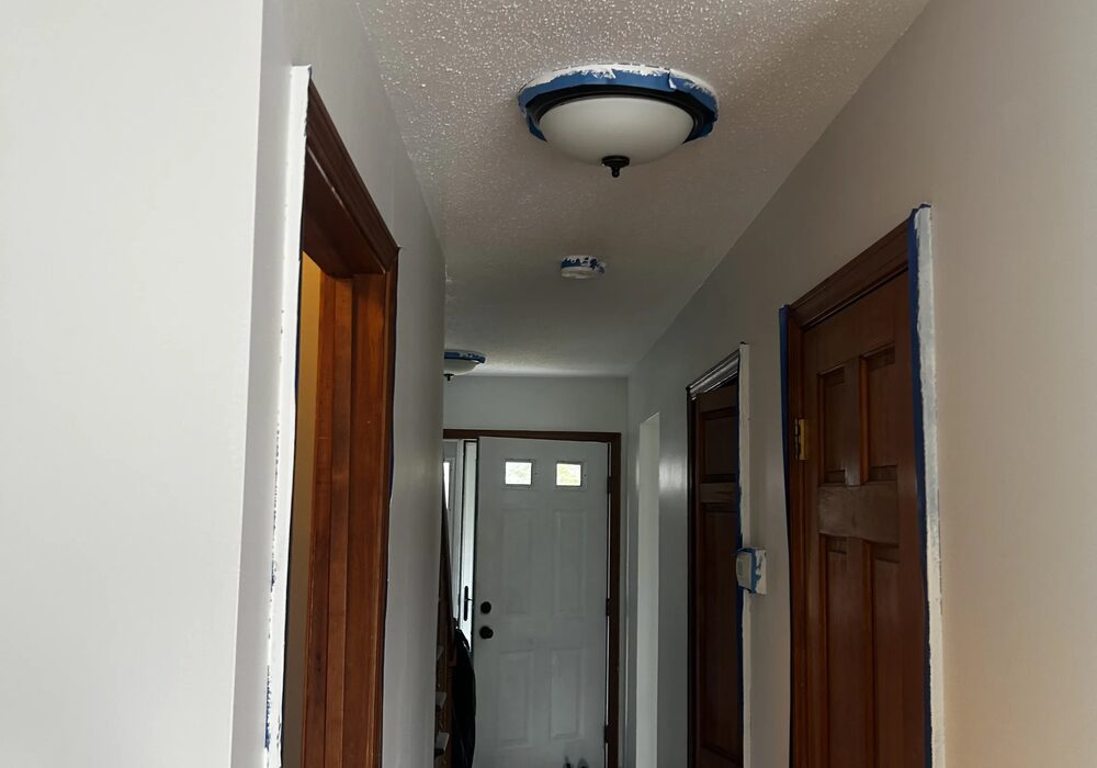 Interior painting hallway